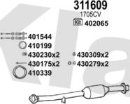 Klarius 331274E - Система випуску ОГ autocars.com.ua
