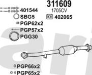 Klarius 331279U - Система випуску ОГ autocars.com.ua