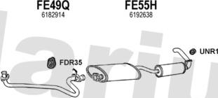 Klarius 361087U - Система випуску ОГ autocars.com.ua