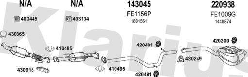 Klarius 362472E - Система випуску ОГ autocars.com.ua