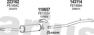 Klarius 362589E - Система випуску ОГ autocars.com.ua
