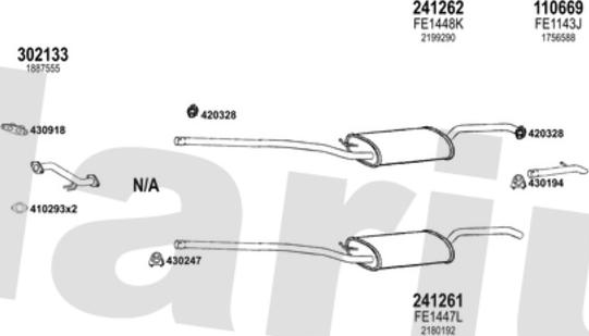 Klarius 362920E - Система випуску ОГ autocars.com.ua