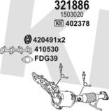 Klarius 363143U - Система випуску ОГ autocars.com.ua