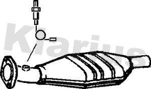 Klarius 370177 - Каталізатор autocars.com.ua