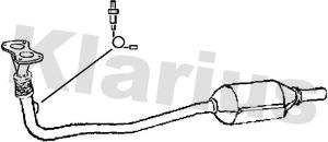 Klarius 380237 - Катализатор avtokuzovplus.com.ua