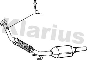 Klarius 380259 - Каталізатор autocars.com.ua