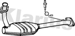 Klarius 380877 - Каталізатор autocars.com.ua