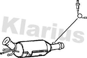 Klarius 390106 - Сажевый / частичный фильтр, система выхлопа ОГ autodnr.net