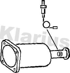 Klarius 390110 - сажі / частковий фільтр, система вихлопу ОГ autocars.com.ua