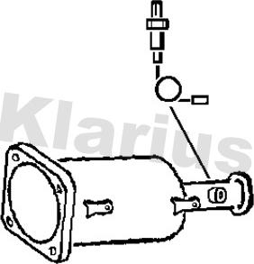 Klarius 390192 - Сажевый / частичный фильтр, система выхлопа ОГ avtokuzovplus.com.ua