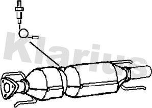 Klarius 390197 - сажі / частковий фільтр, система вихлопу ОГ autocars.com.ua