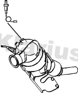 Klarius 390220 - Сажевый / частичный фильтр, система выхлопа ОГ autodnr.net