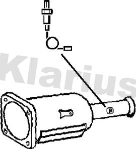Klarius 390226 - Сажевый / частичный фильтр, система выхлопа ОГ avtokuzovplus.com.ua