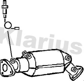 Klarius 390227 - сажі / частковий фільтр, система вихлопу ОГ autocars.com.ua