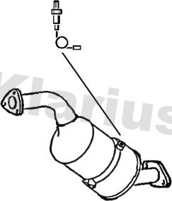 Klarius 390483 - сажі / частковий фільтр, система вихлопу ОГ autocars.com.ua