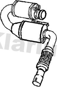 Klarius 390539 - сажі / частковий фільтр, система вихлопу ОГ autocars.com.ua