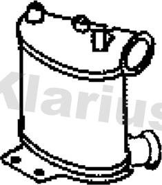 Klarius 390969 - сажі / частковий фільтр, система вихлопу ОГ autocars.com.ua