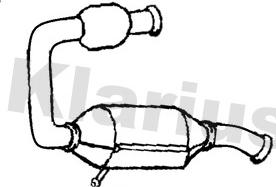 Klarius 391039 - сажі / частковий фільтр, система вихлопу ОГ autocars.com.ua