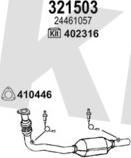 Klarius 392815E - Система випуску ОГ autocars.com.ua