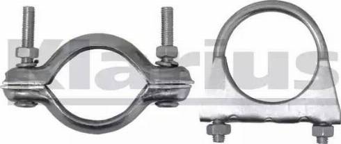 Klarius 402 744 - Монтажний комплект, глушитель autocars.com.ua