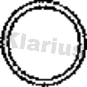 Klarius 410156 - Прокладка, труба вихлопного газу autocars.com.ua