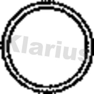 Klarius 410157 - Прокладка, труба вихлопного газу autocars.com.ua
