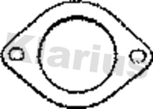 Klarius 410265 - Прокладка, труба вихлопного газу autocars.com.ua