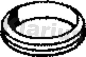 Klarius 410317 - Кільце ущільнювача, труба вихлопного газу autocars.com.ua