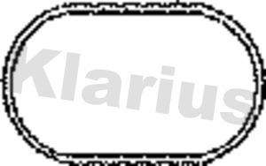 Klarius 410403 - Прокладка, труба вихлопного газу autocars.com.ua