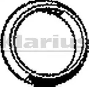 Klarius 410433 - Прокладка, труба вихлопного газу autocars.com.ua