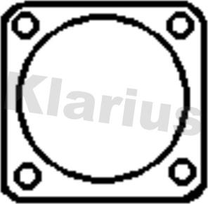 Klarius 410697 - Прокладка, труба выхлопного газа avtokuzovplus.com.ua