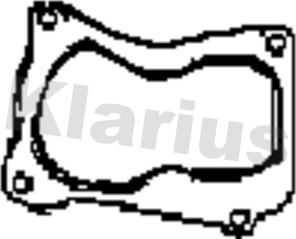 Klarius 410821 - Прокладка, труба вихлопного газу autocars.com.ua