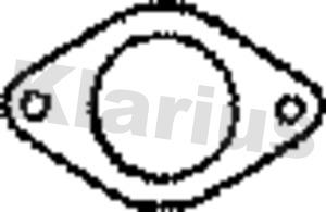 Klarius 411119 - Прокладка, труба вихлопного газу autocars.com.ua