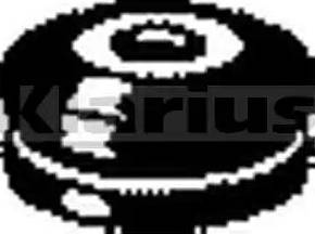 Klarius 420116 - Кронштейн, втулка, система випуску autocars.com.ua