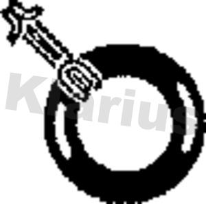 Klarius 420141 - Кронштейн, втулка, система випуску autocars.com.ua