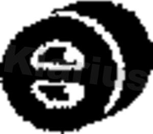 Klarius 420167 - Кронштейн, втулка, система выпуска ОГ autodnr.net