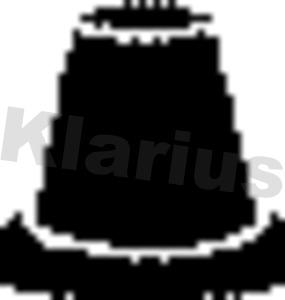 Klarius 420302 - Кронштейн, втулка, система выпуска ОГ avtokuzovplus.com.ua