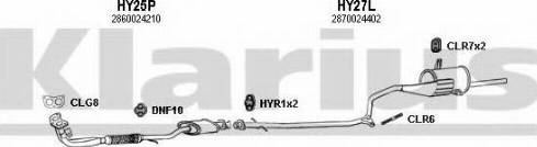 Klarius 450012U - Система випуску ОГ autocars.com.ua