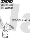 Klarius 450286E - Система випуску ОГ autocars.com.ua