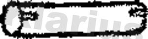Klarius 460121 - З'єднувальні елементи, система випуску autocars.com.ua