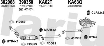 Klarius 500066U - Система випуску ОГ autocars.com.ua