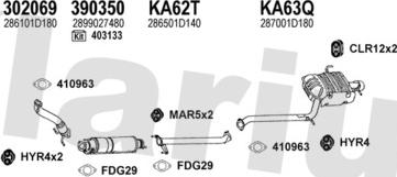 Klarius 500067U - Система випуску ОГ autocars.com.ua