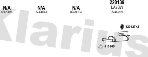 Klarius 510047E - Система випуску ОГ autocars.com.ua