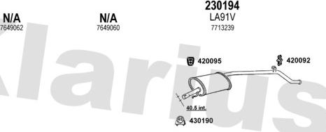 Klarius 510126E - Система выпуска ОГ autodnr.net