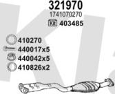 Klarius 560020E - Система випуску ОГ autocars.com.ua