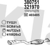 Klarius 560020U - Система випуску ОГ autocars.com.ua