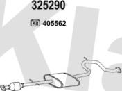 Klarius 570362U - Система випуску ОГ autocars.com.ua