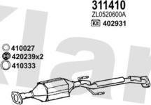 Klarius 570388E - Система випуску ОГ autocars.com.ua