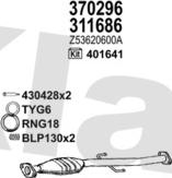 Klarius 570390U - Система випуску ОГ autocars.com.ua