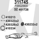 Klarius 570391E - Система випуску ОГ autocars.com.ua